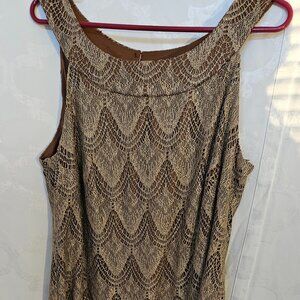 Dress Barn - Art Deco Flapper-Inspired Lace Dress